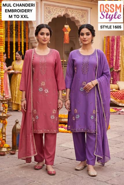 Ossm style 1605 wholesale kurti market in surat